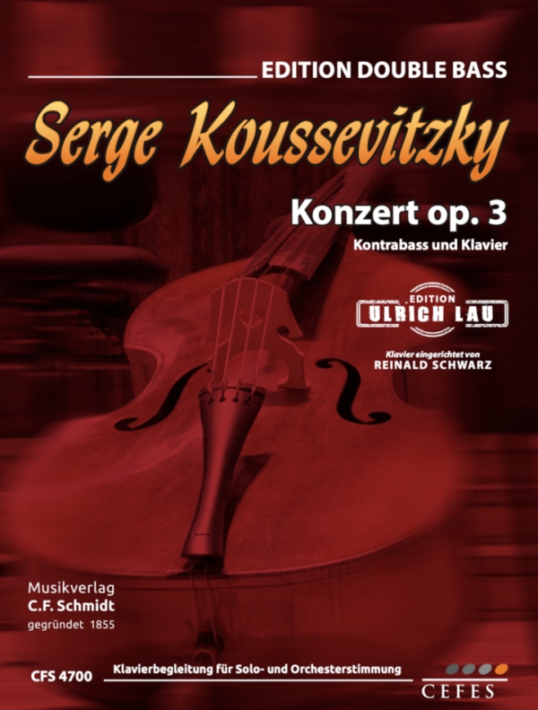 Konzert op.3  für Kontrabass und Klavier  