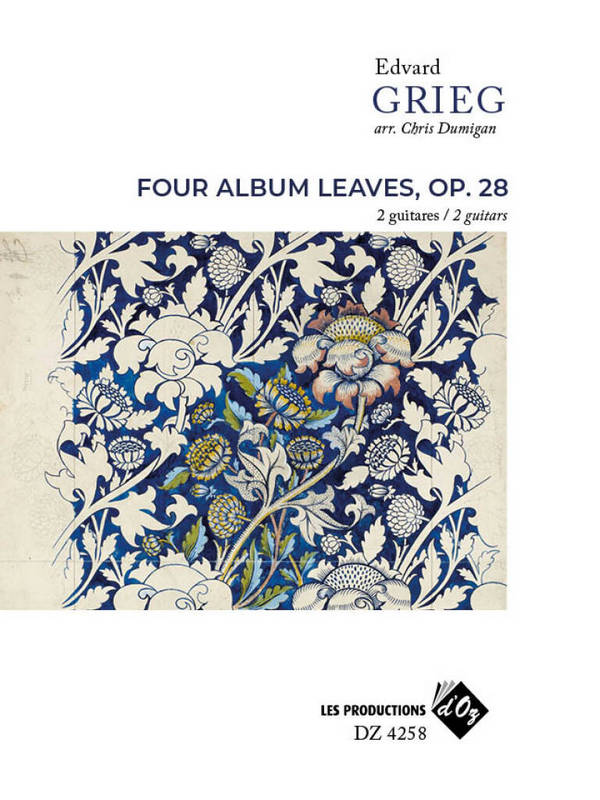 Four Album Leaves, Op. 28&nbsp;&nbsp;Guitar Duet&nbsp;&nbsp;Book