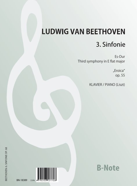 Sinfonie Nr.3 Es-Dur Eroica op.55 (Arr. Klavier)&nbsp;&nbsp;Klavier&nbsp;&nbsp;Spielnoten
