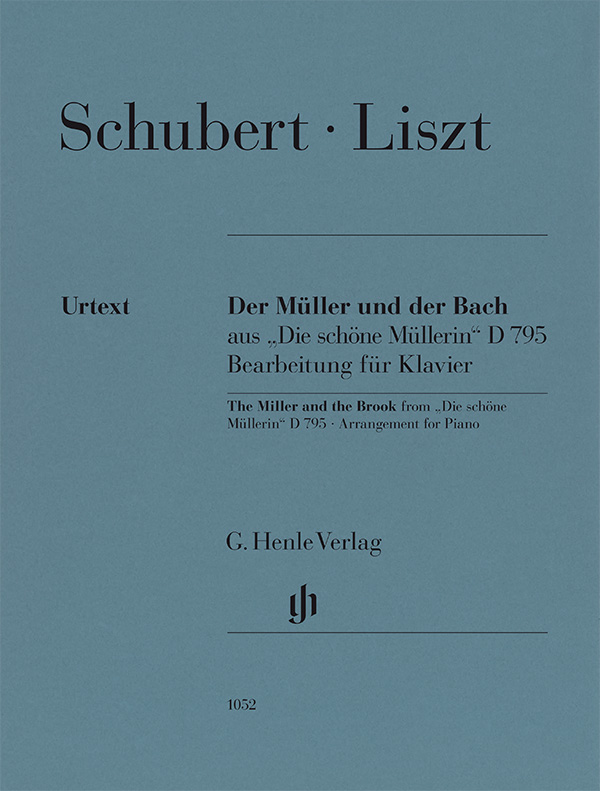 Der Müller und der Bach aus 'Die schöne Müllerin' D 795   für Klavier zu zwei Händen  