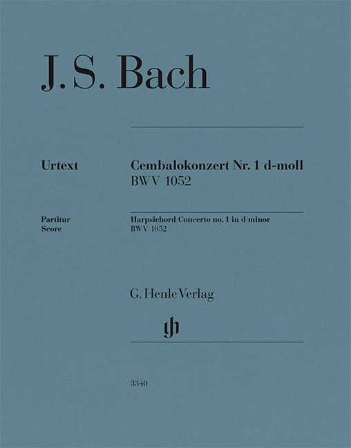 Cembalokonzert  d-moll Nr. 1 BWV 1052&nbsp;&nbsp;für Cembalo und Orchester&nbsp;&nbsp;Partitur
