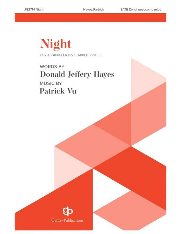 Night&nbsp;&nbsp;SATB a Cappella&nbsp;&nbsp;Choral Score