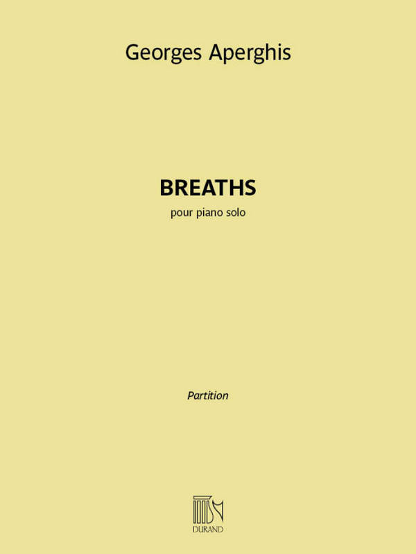 Breaths  pour piano solo   
