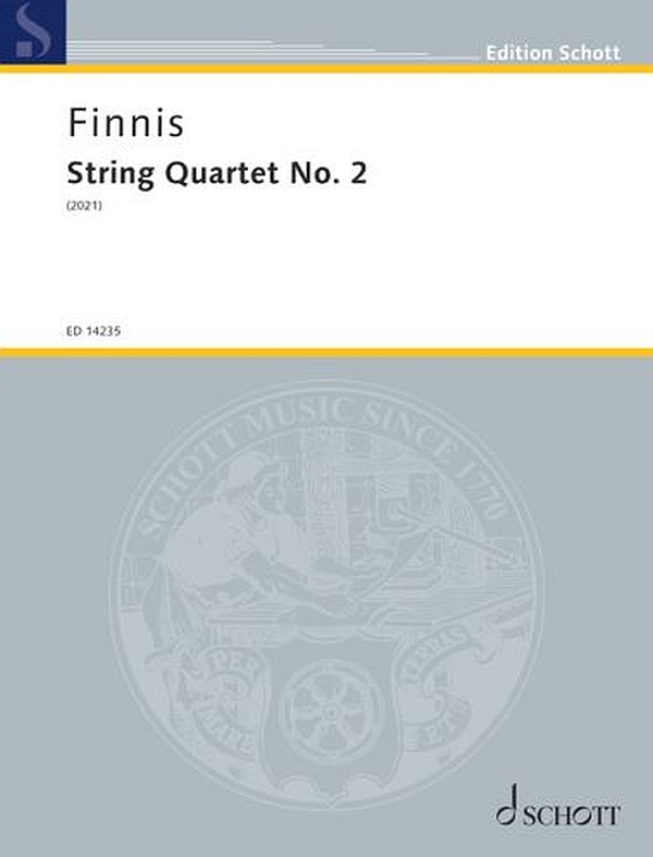 String Quartet No. 2 (2021)&nbsp;&nbsp;für Streichquartett&nbsp;&nbsp;Partitur und Stimmen