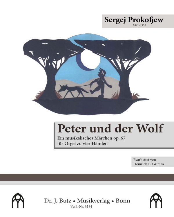 Peter und der Wolf  für Orgel zu vier Händen  