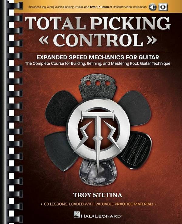 Total Picking Control - Expanded Speed Mechanics&nbsp;&nbsp;for guitar&nbsp;&nbsp;Book and Online-Audio/Video