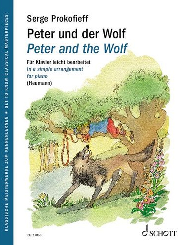 Peter und der Wolf op. 67  für Klavier (leicht bearbeitet)  