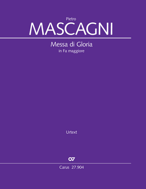 Messa di Gloria (in Fa maggiore)&nbsp;&nbsp;für Soli (TB), gem Chor STB(SAB) und Orchester&nbsp;&nbsp;Partitur
