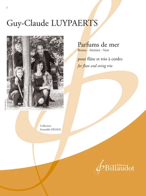Parfums de mer&nbsp;&nbsp;pour flute et trio à cordes&nbsp;&nbsp;partition et parties