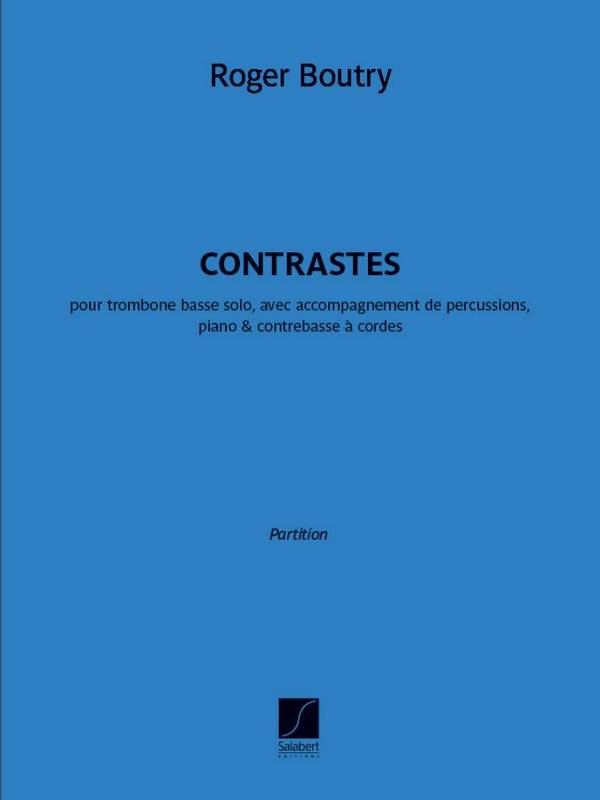 Contrastes&nbsp;&nbsp;Kammerensemble&nbsp;&nbsp;Partitur und Stimmen