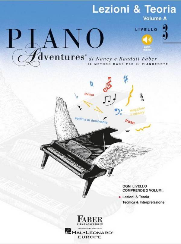 Piano Adventures: Lezioni & Teoria Livello 3&nbsp;&nbsp;Klavier Solo&nbsp;&nbsp;Buch und Online-Audio