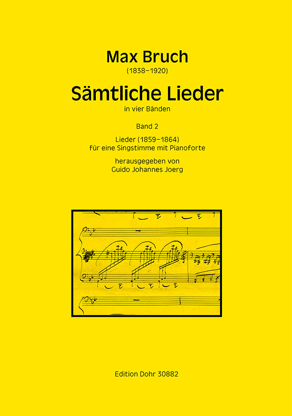 Sämtliche Lieder Band 2 -Lieder (1859-1864))  für eine Singstimme und Klavier  Partitur