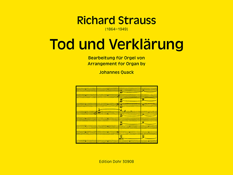 Tod und Verklärung&nbsp;&nbsp;für Orgel&nbsp;&nbsp; 