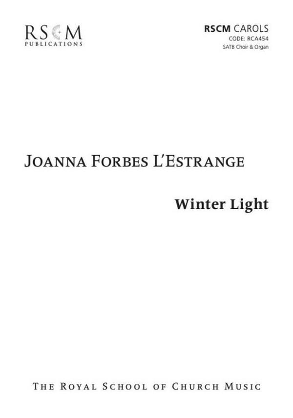 Winter Light&nbsp;&nbsp;Gemischter Chor mit Klavier/Orgel&nbsp;&nbsp;Chorpartitur