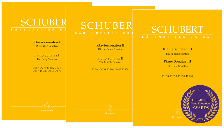 Klaviersonaten I-III&nbsp;&nbsp;für Klavier&nbsp;&nbsp;Sammelband, Urtextausgabe