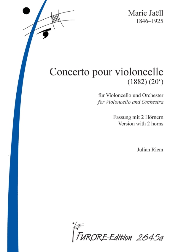 Concerto pour violoncelle (1882)  Fassung für 2 Hörner und Orchester  Partitur