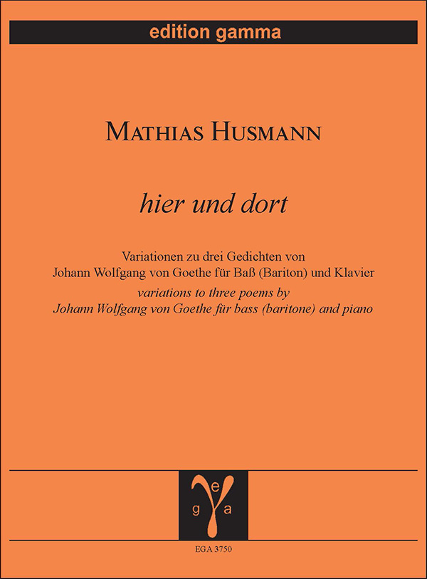 Hier und dort  für Bass (Bariton) und Klavier   