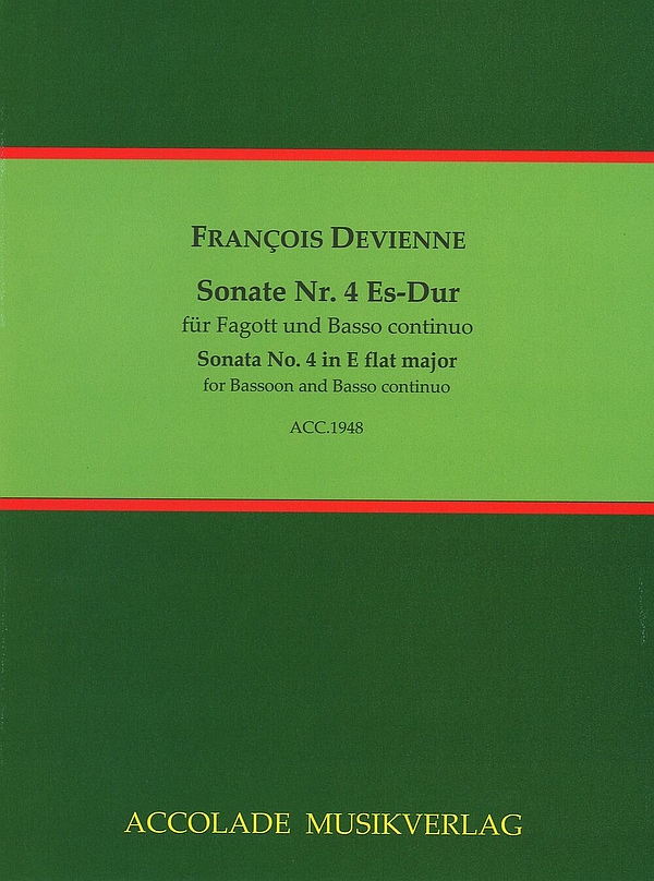 Sonate Es-Dur Nr. 4  für Fagott und Basso continuo  