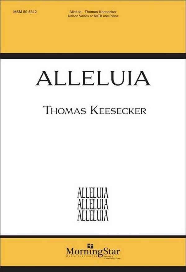 Alleluia  Gemischter Chor mit Klavier/Orgel  Chorpartitur