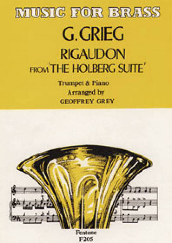 Rigaudon from 'The Holberg Suite'&nbsp;&nbsp;Trompete&nbsp;&nbsp;Buch