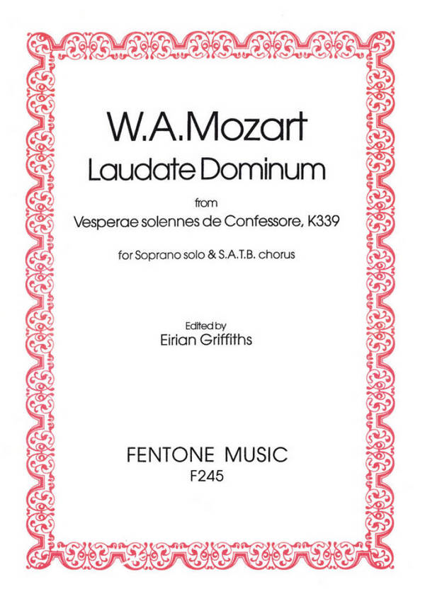 Laudate Dominum  SATB  Partitur