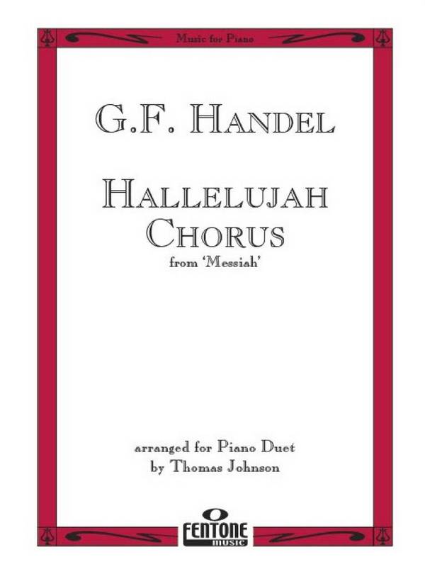 Hallelujah Chorus  Piano Duet  Buch