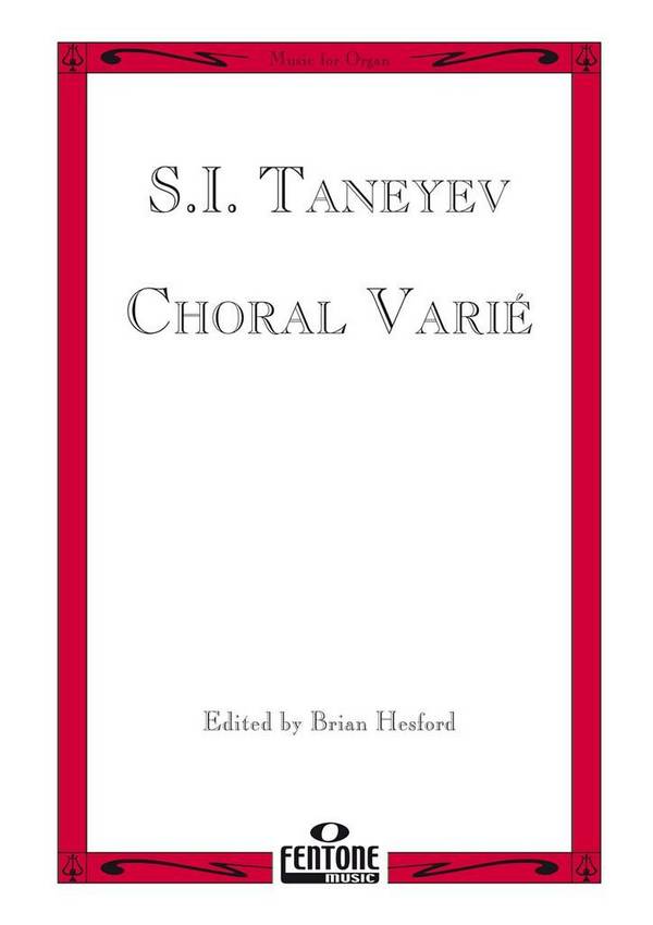 Choral Varié  Orgel  Buch