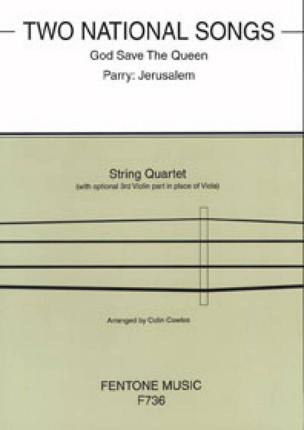 Two National Songs&nbsp;&nbsp;Streichquartett&nbsp;&nbsp;Partitur + Stimmen
