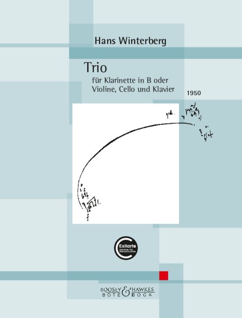Trio (1960)&nbsp;&nbsp;für Klarinette in B oder Violine, Violoncello und Klavier&nbsp;&nbsp;Partitur und Stimmen