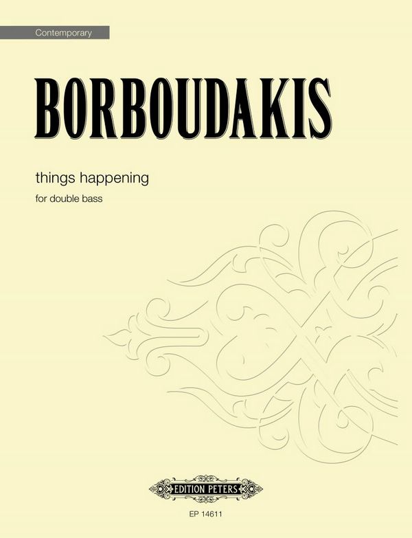 things happening  Double Bass  