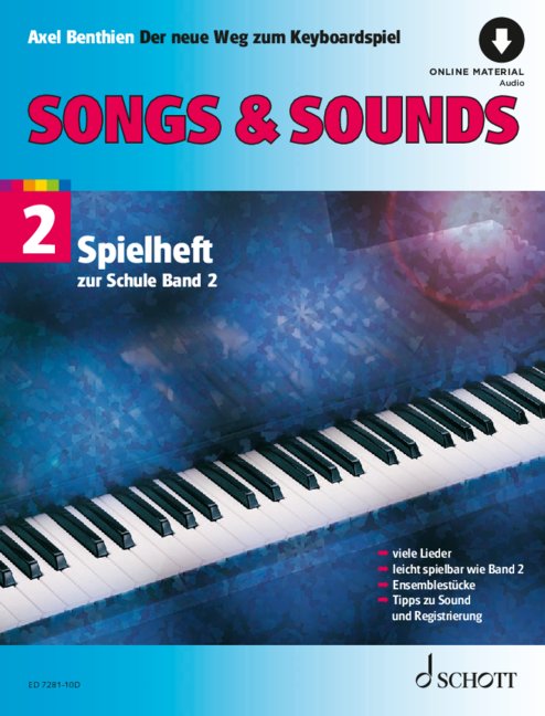 Songs & Sounds Band 2 Spielheft 2 (+Online-Audio)&nbsp;&nbsp;für Keyboard&nbsp;&nbsp;Spielbuch