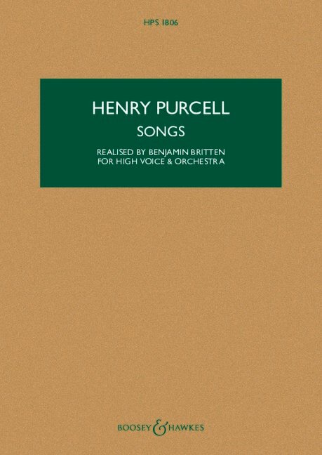 Songs &nbsp;&nbsp;for high voice and orchestra&nbsp;&nbsp;study score (en)