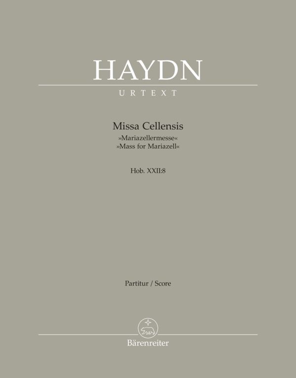 Missa Cellensis Hob. XXII:8 'Mariazeller Messe'&nbsp;&nbsp;für Soli, gem Chor und Orchester&nbsp;&nbsp;Partitur (la)