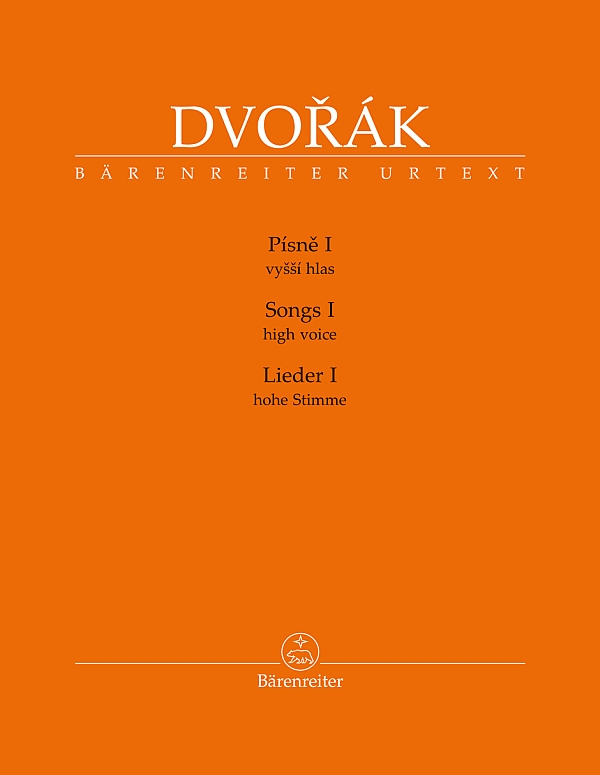 Lieder Band 1 (Pisne/Songs Vol.1)&nbsp;&nbsp;für hohe Stimme und Klavier&nbsp;&nbsp;Text dt/eng/tschech