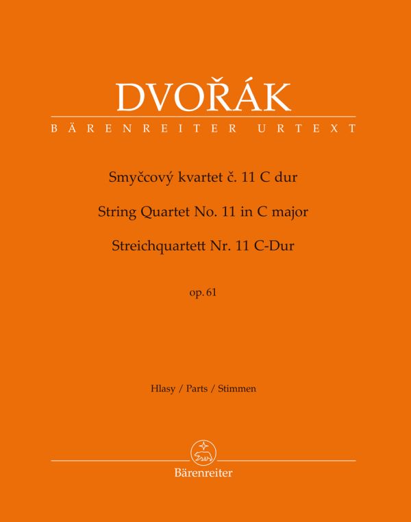 Streichquartett Nr.11 C-Dur op.61&nbsp;&nbsp;für 2 Violinen, Viola und Violoncello&nbsp;&nbsp;Stimmensatz
