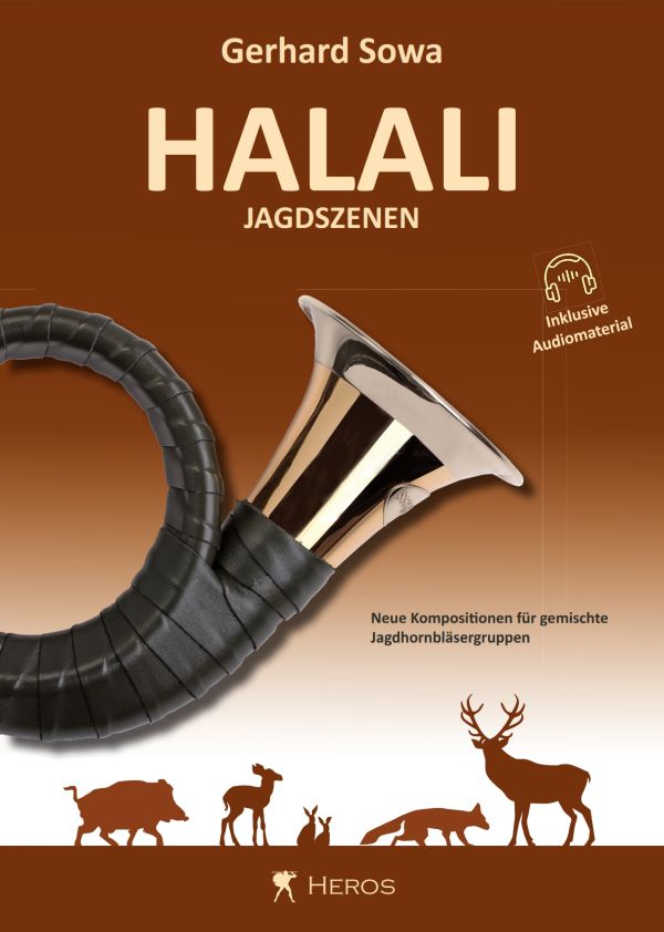 Halali Jagdszenen (+QR-Code)  für Horn  