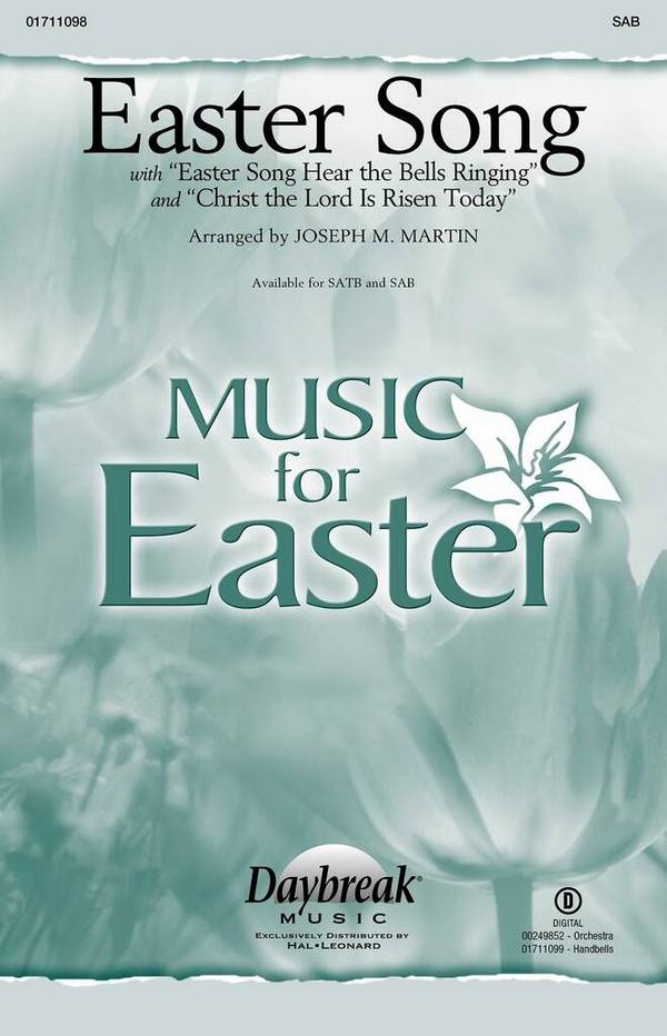 Easter Song&nbsp;&nbsp;Gemischter Chor mit Begleitung&nbsp;&nbsp;Chorpartitur