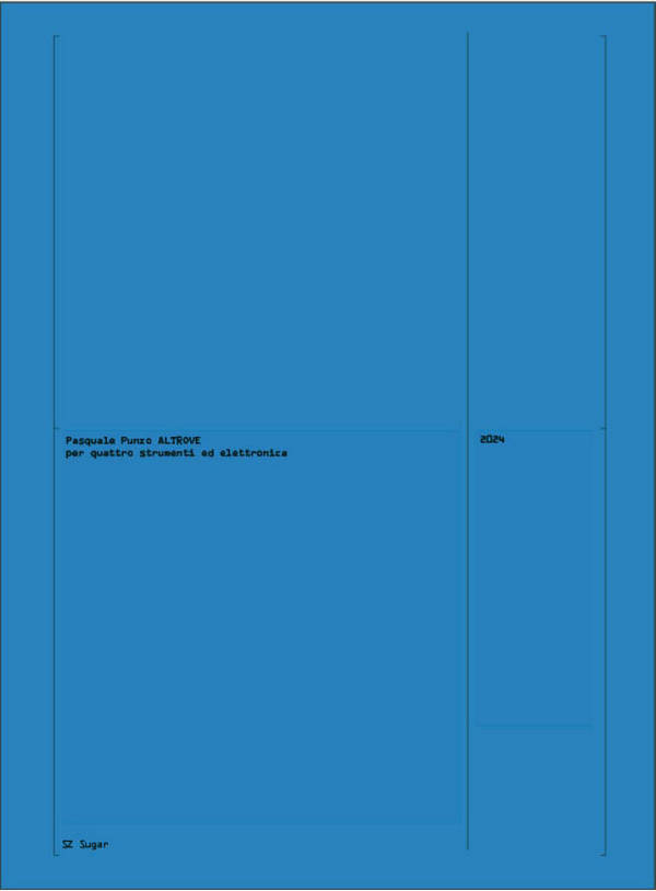 Altrove  Kammerensemble  Partitur und Stimmen