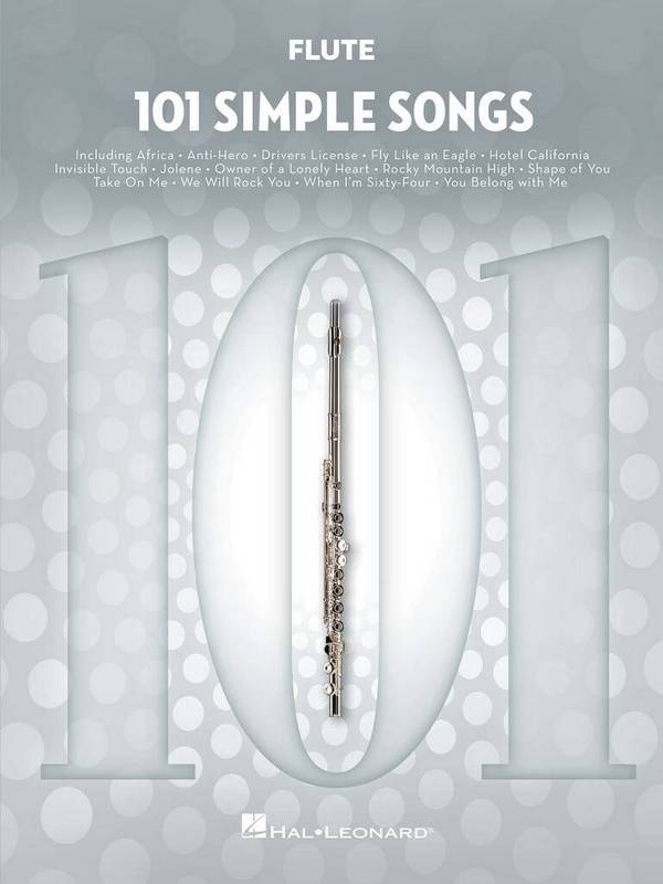 101 Simple Songs  for flute   
