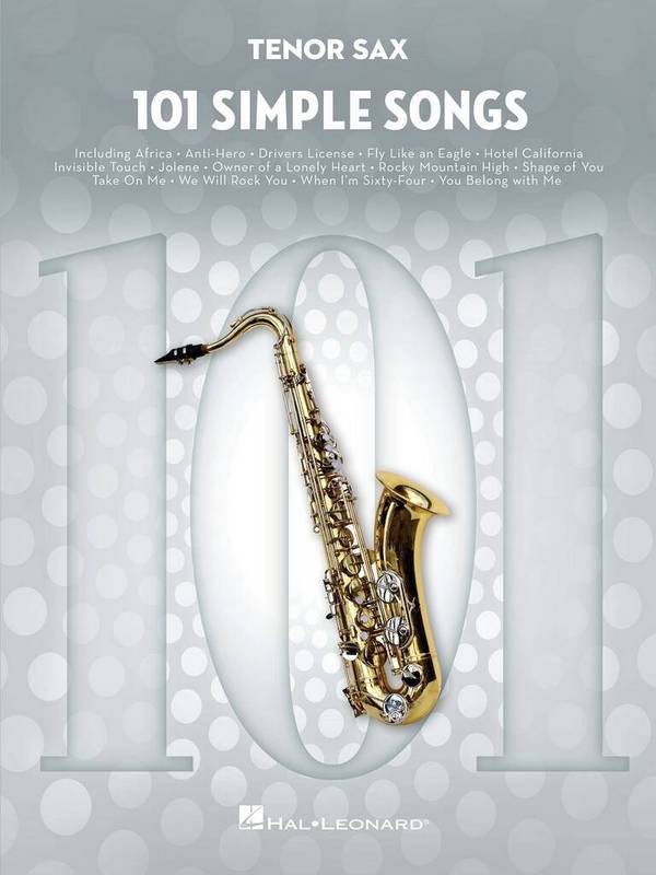 101 Simple Songs  for tenor saxophon   