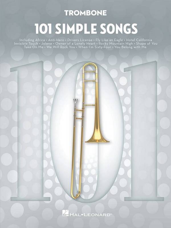 101 Simple Songs  for trombone   
