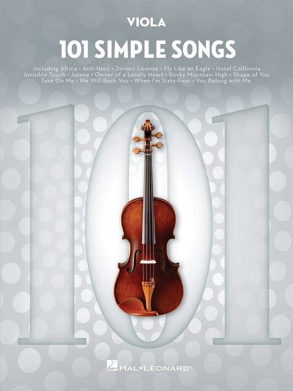101 Simple Songs  Viola  Buch