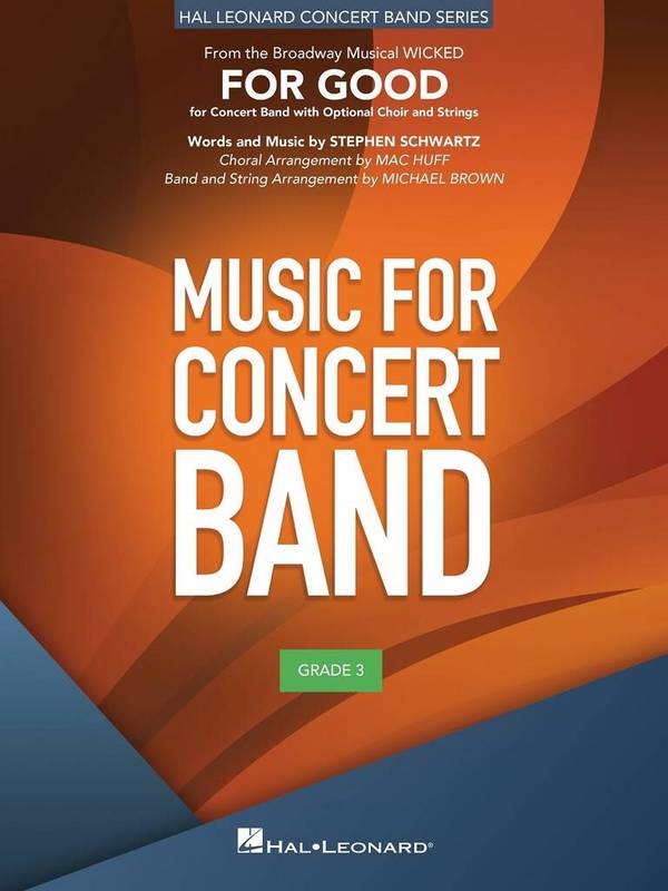 For Good (from Wicked)&nbsp;&nbsp;Blasorchester&nbsp;&nbsp;Partitur