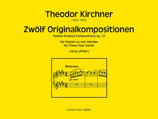12 Originalkompositionen   für Klavier zu vier Händen  