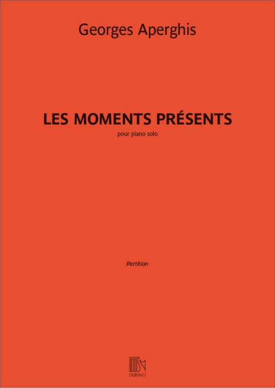 Les moments présents  Klavier  Partitur