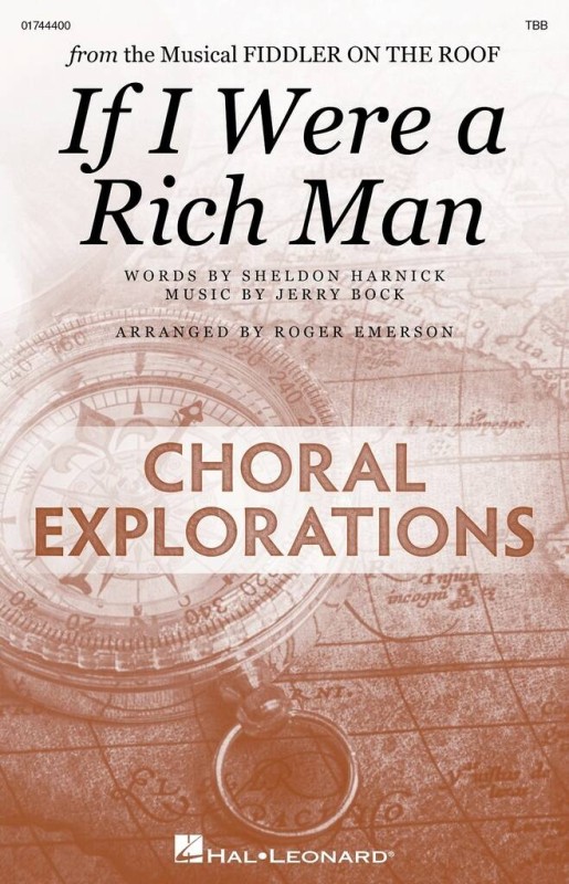 If I Were a Rich Man  Männerchor mit Begleitung  Chorpartitur