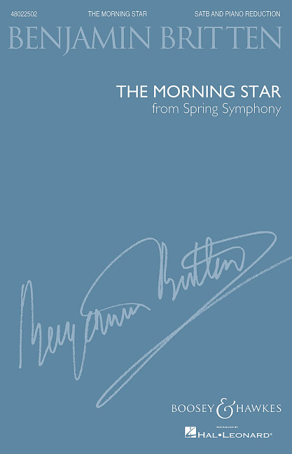 The Morning Star&nbsp;&nbsp;gemischter Chor (SATB) und Klavier&nbsp;&nbsp;Chorpartitur