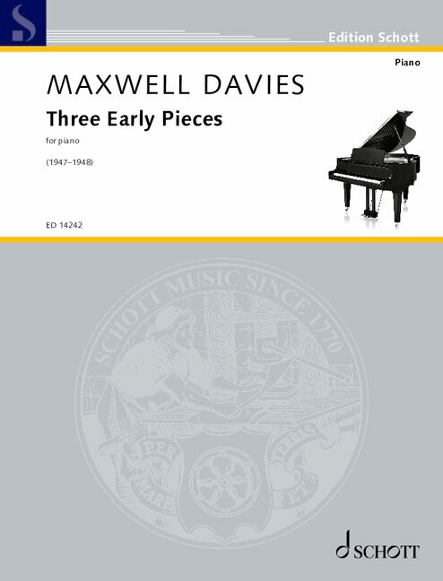 Three Early Pieces (1947/1948)  for piano  