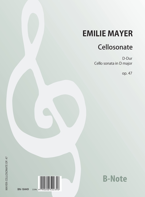 Cellosonate D-Dur op.47  für Violoncello,Klavier   