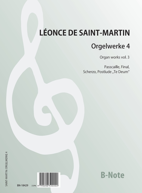 Orgelwerke 4&nbsp;&nbsp;Orgel&nbsp;&nbsp;Spielnoten